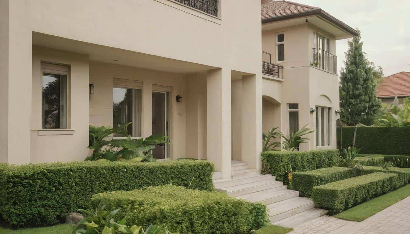 Elegant Beige Home Exterior