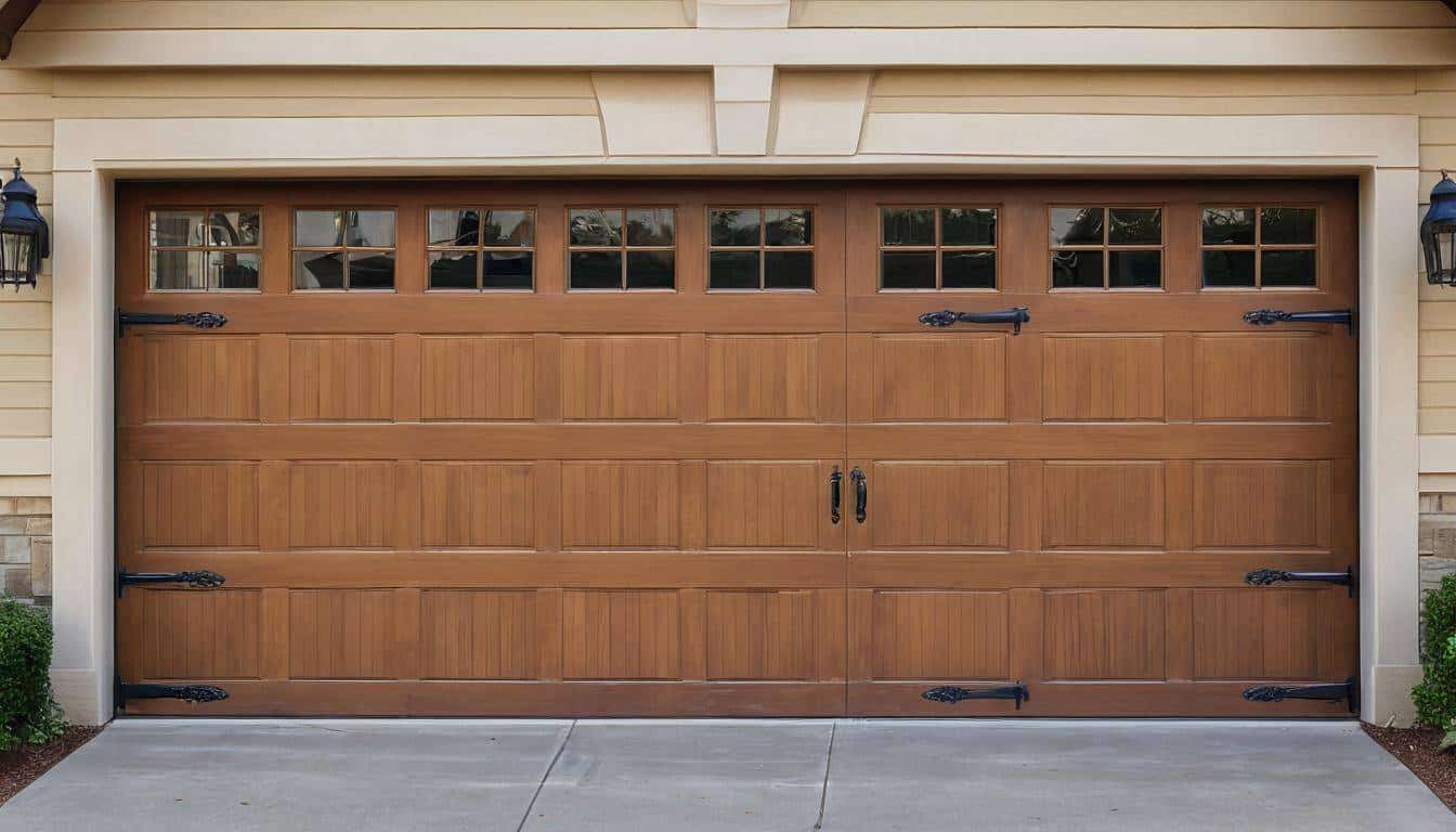 Elegant carriage style doors