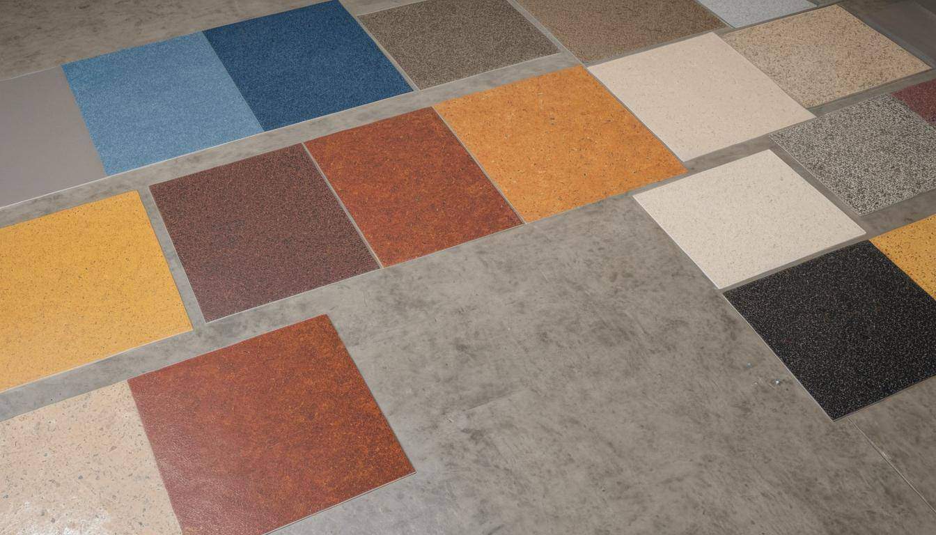 Garage floor finish options