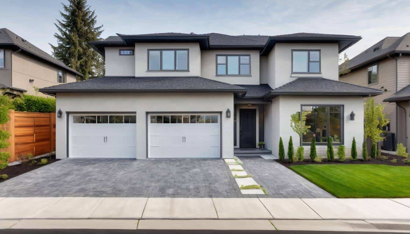 Harmonious home-garage integration