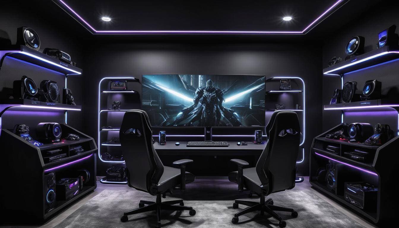 Black Game Rooms Design Ideas For Stylish Gaming Spaces Amazing Home 