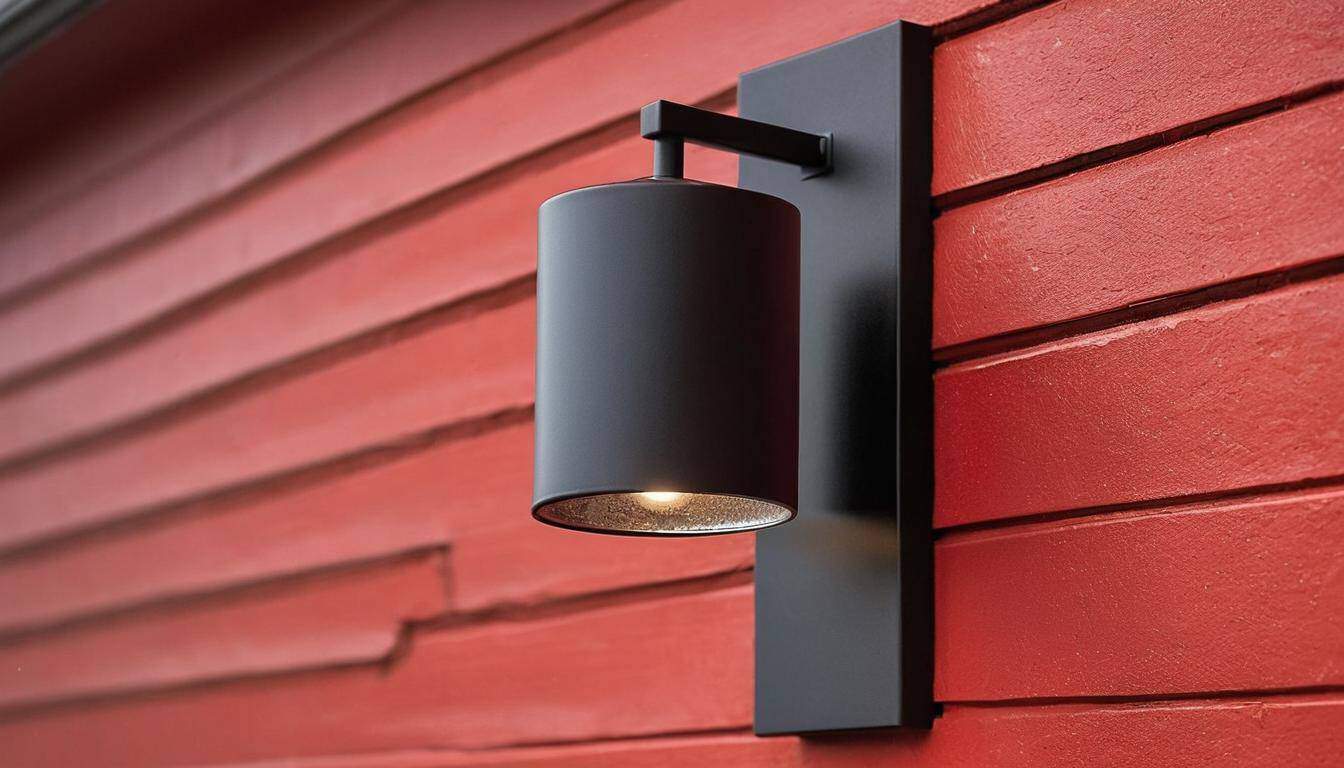 Sleek outdoor sconce