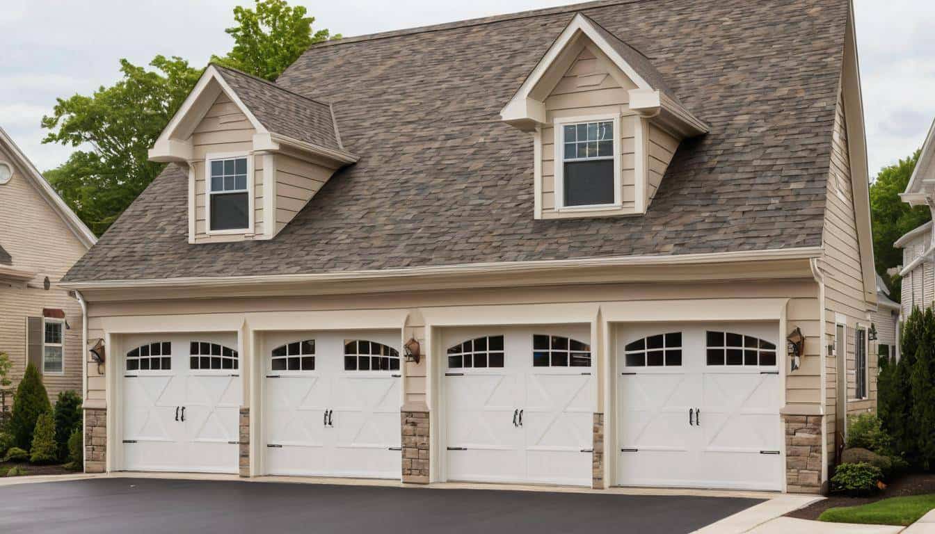 Tan garage renovation project