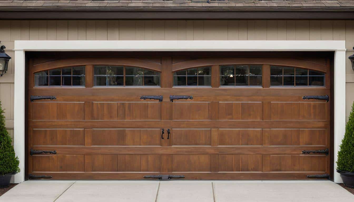 Vintage carriage style doors