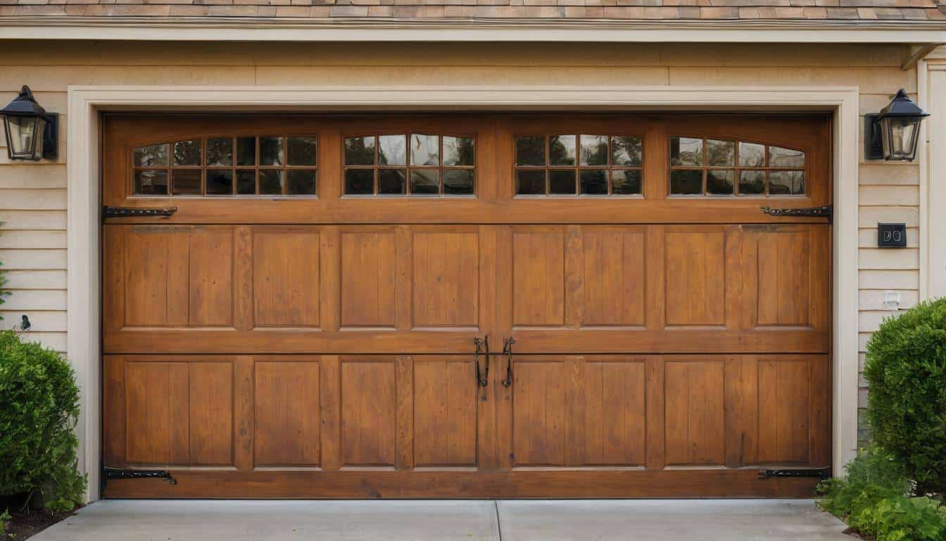 Vintage garage door charm