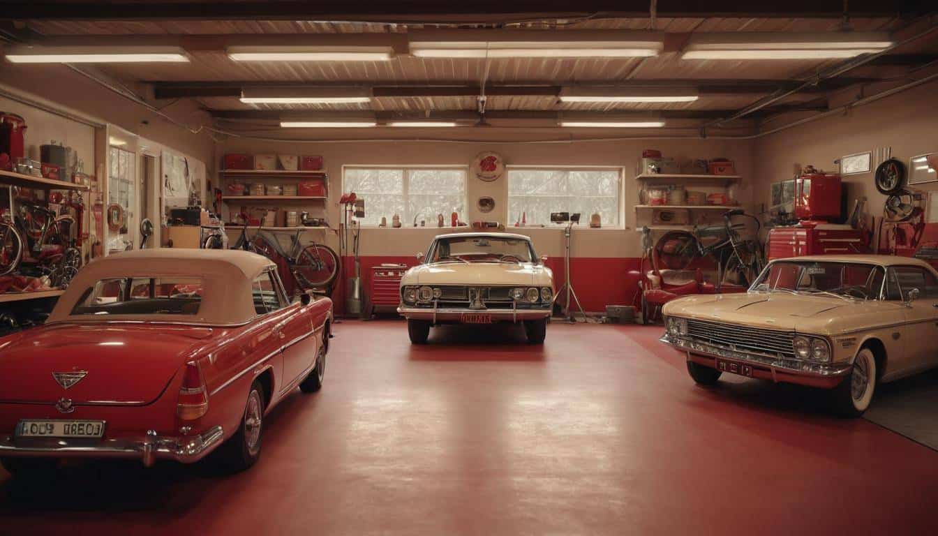 Vintage garage lighting