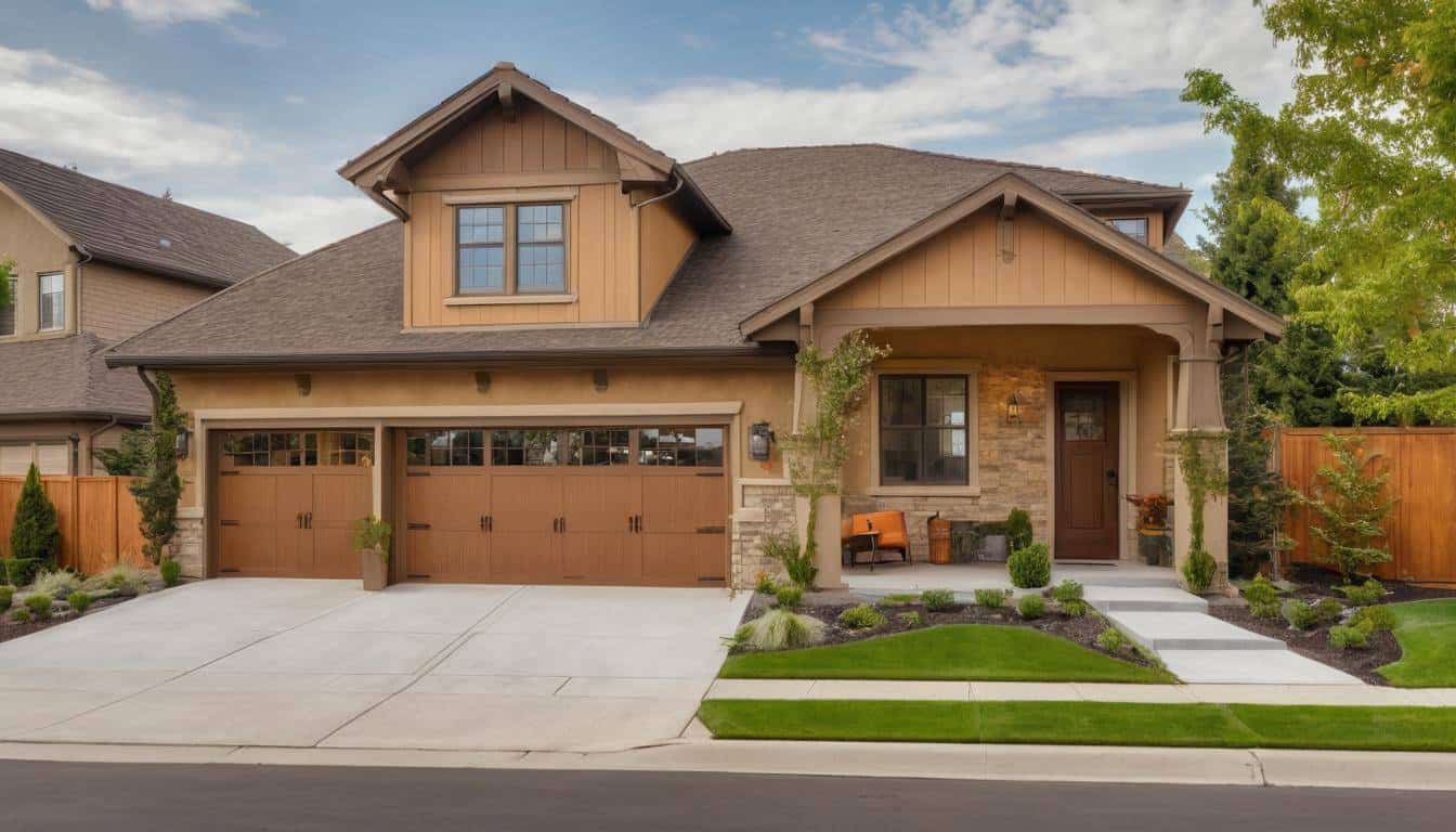 Warm inviting garage paint