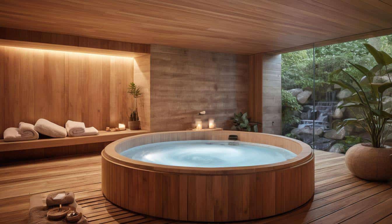 Tranquil home spa